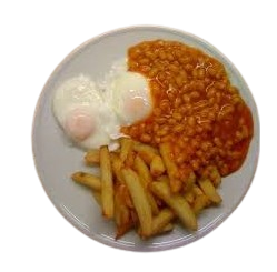 2x Eggs, Chips & Beans 