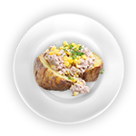 Jacket Potato With Tuna, Mayo & Sweetcorn 