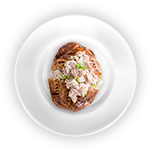 Jacket Potato With Tuna, Mayo & Cheese 