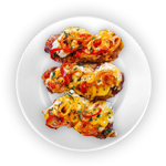 Jacket Potato With Bacon & Cheese 