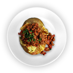Jacket Potato With Chili Con Canne 