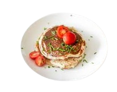 Cheese & Tomato Pancake 