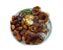 Carvery Roast Chicken Leg Dinner 